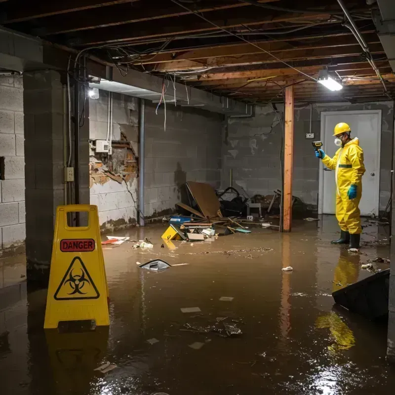 Flooded Basement Electrical Hazard in Montana City, MT Property